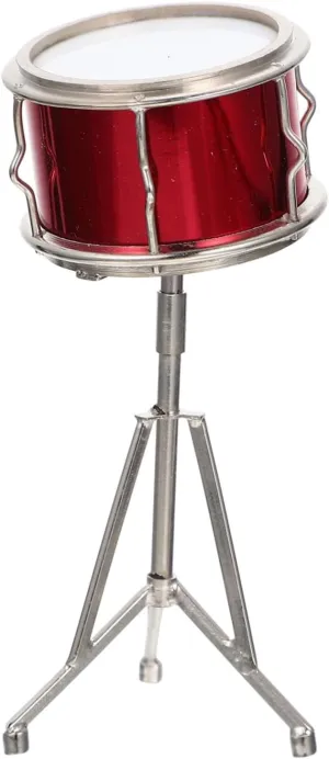 ERINGOGO 1 Set Miniature Musical Instrument Model Tiny Drum Decor for Playroom and Dollhouse Lightweight and Realistic Design for Imagination and Decoration