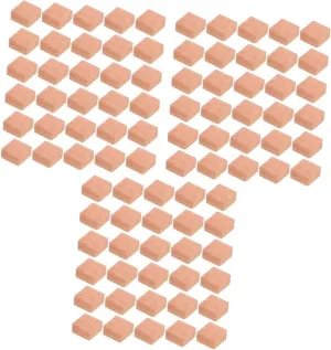 ERINGOGO 3sets Miniature Bricks Landscape DIY Miniature Blocks Red Brick Building Blocks 40pcs*3