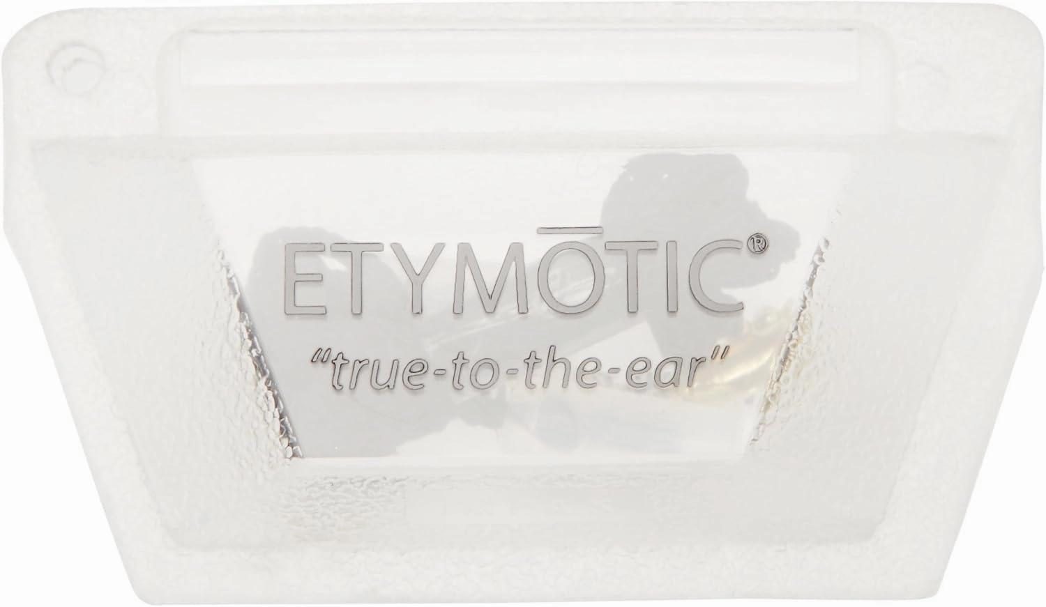 Etymotic Research ER20 High-Fidelity Earplugs, Frost with Clear Stem, 1 Pair Standard Fit, Clamshell Packaging