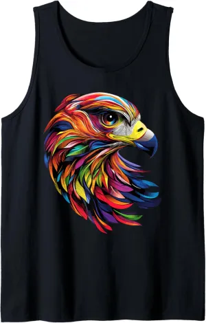 Falcon Kestrel Falcons Hunting Peregrine Birds Falconry Tank Top