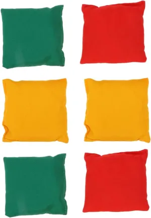 FAVOMOTO 6pcs Juggle Sandbag Set Juggling Balls Game for Kids Outdoor Beach Toys Random Color