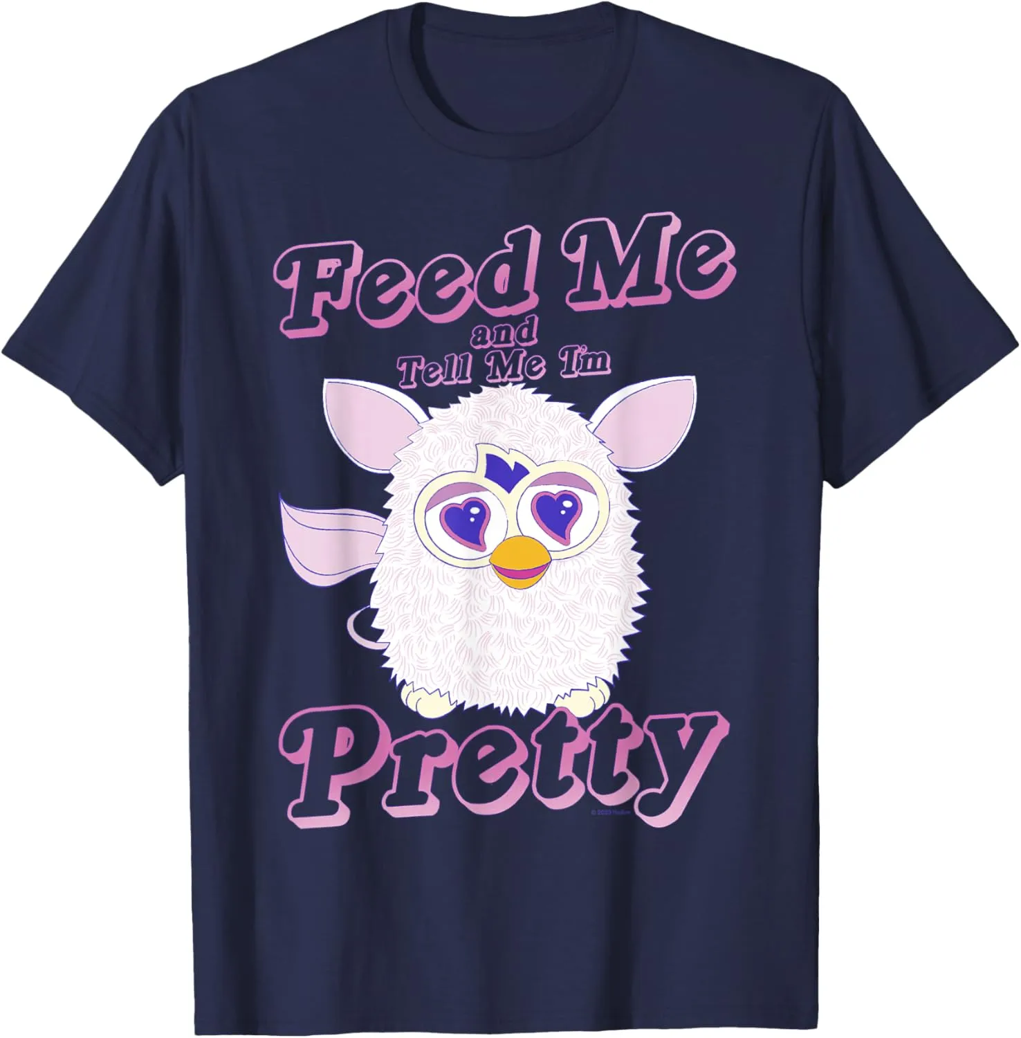 Feed Me And Tell Me I'm Pretty Cute Logo Portrait T-Shirt