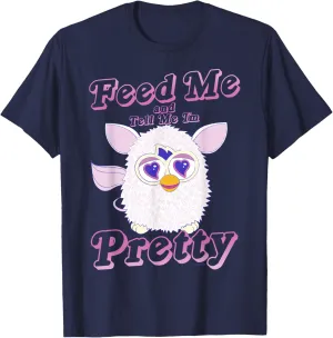 Feed Me And Tell Me I'm Pretty Cute Logo Portrait T-Shirt
