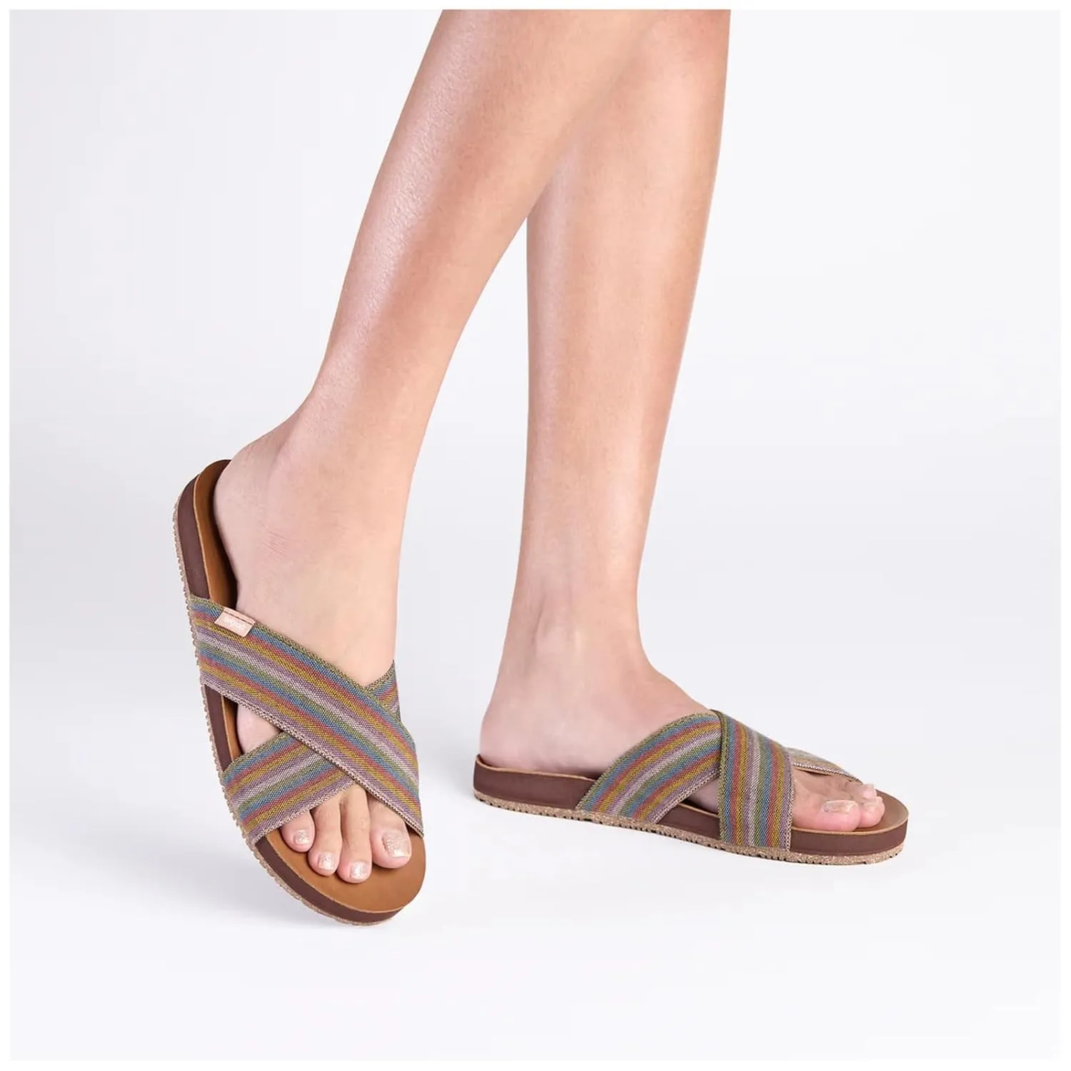 Feelgoodz Women Zensole Cascades, Color: Paradise, Size: 8