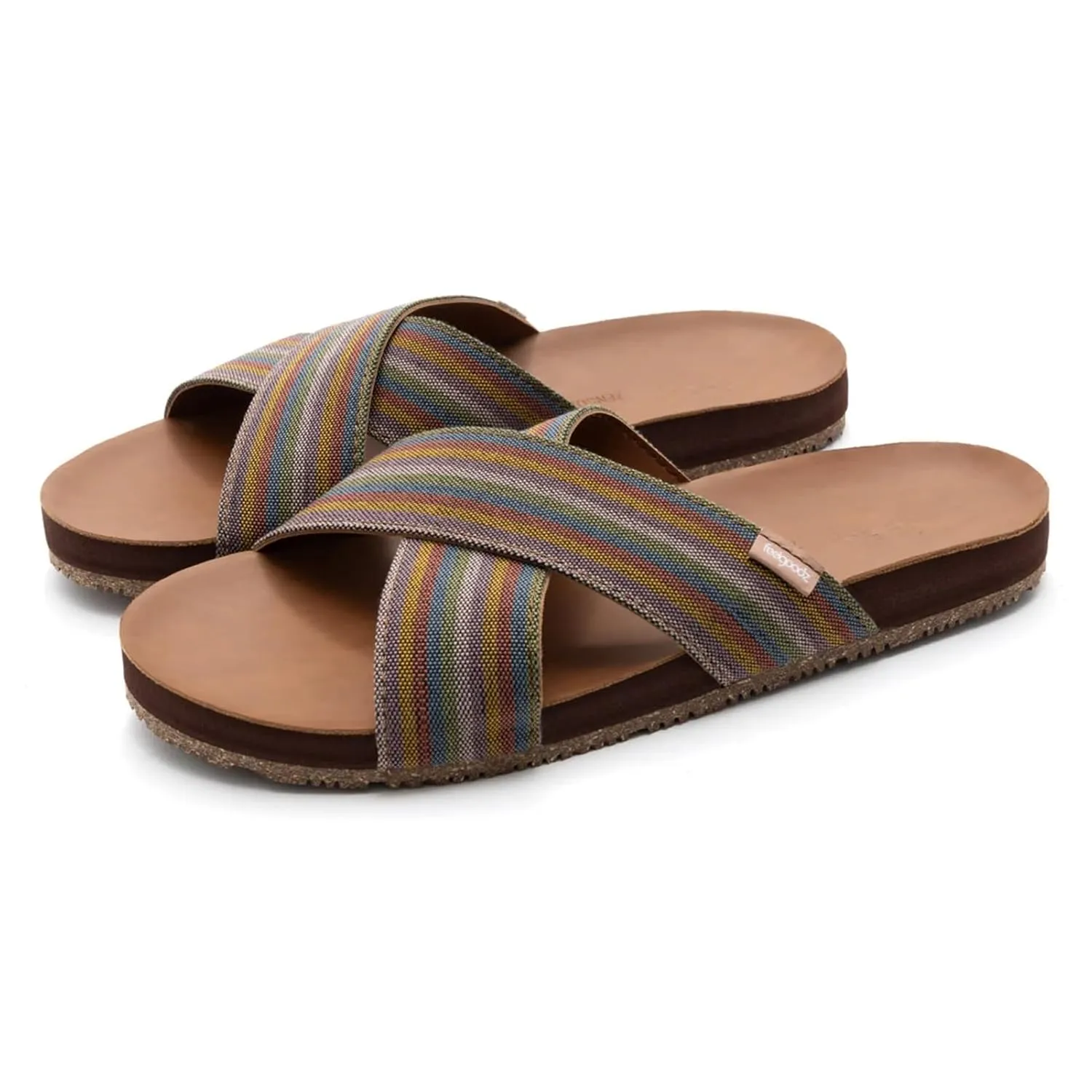 Feelgoodz Women Zensole Cascades, Color: Paradise, Size: 8