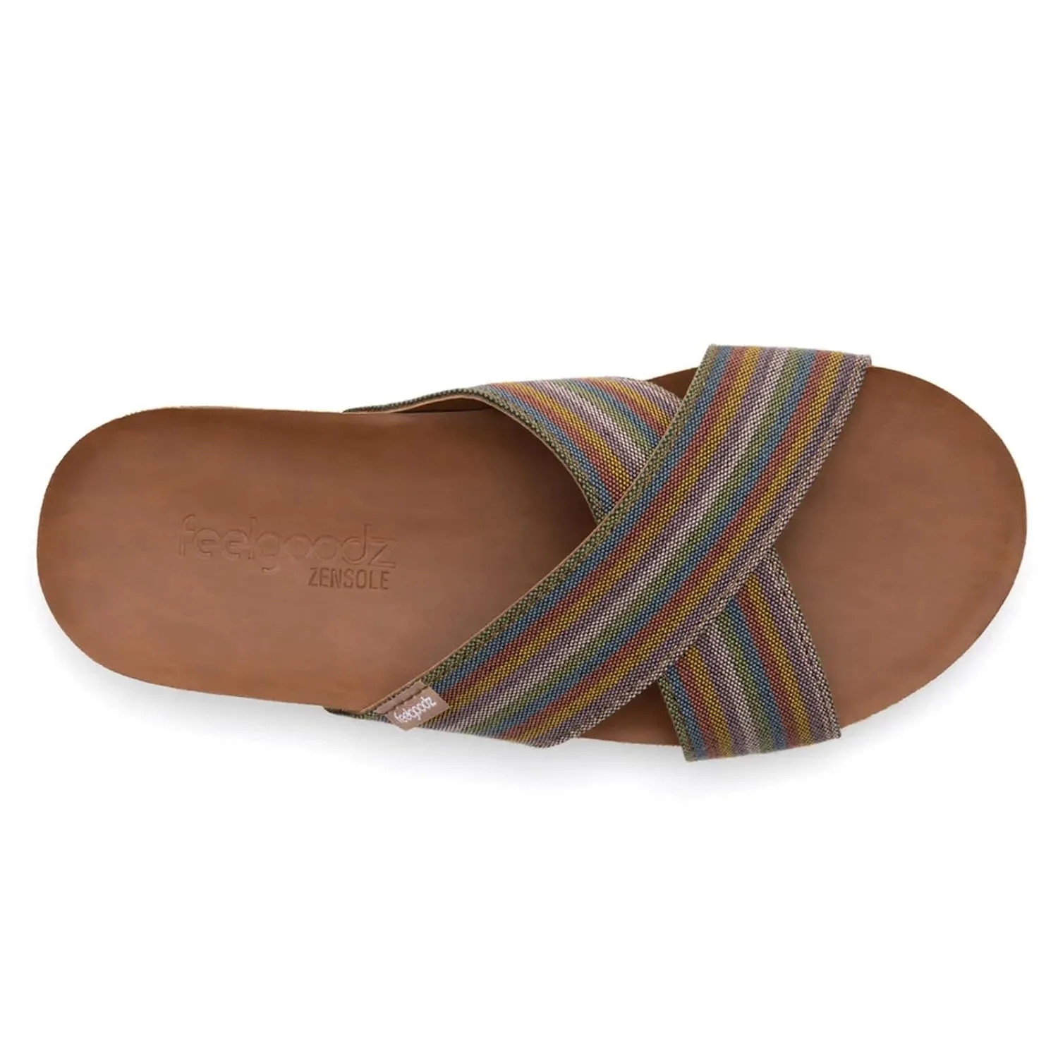 Feelgoodz Women Zensole Cascades, Color: Paradise, Size: 8