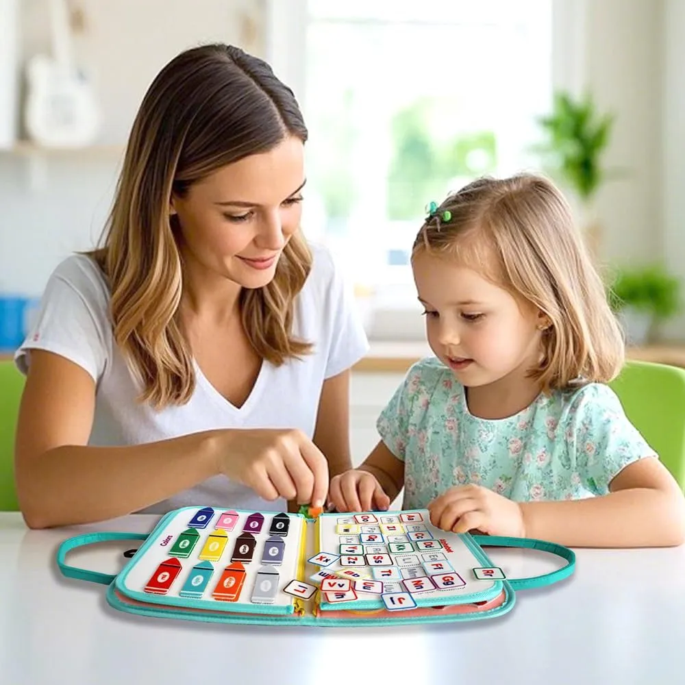 Felt Interactive Book Toddler Busy Book Learning Toys for 3  Years Old Children Busy Board for Children with Autism - Ocean Mermaid