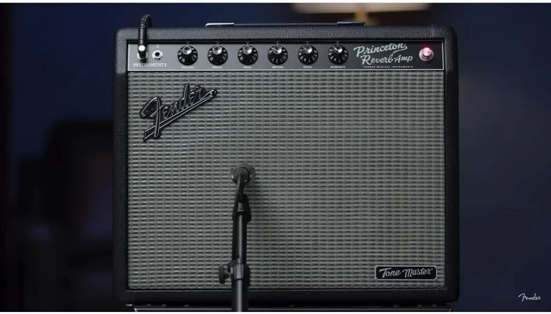 Fender Tone Master Princeton Reverb Guitar Amplifier, Black