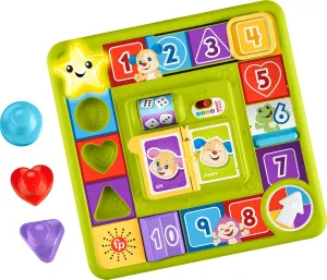 Fisher-Price Baby & Toddler Toy Laugh & Learn Puppy’s Game Activity Board with Smart Stages Learning Content for Infants Ages 9  Months​
