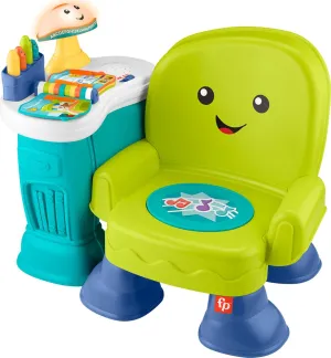 Fisher-Price Toddler Toy Laugh & Learn Song & Story Learning Chair with Music Lights & Activities for Kids Ages 1  Years