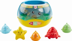 Fisher-Price Baby & Toddler Toy Laugh & Learn Magical Lights Fishbowl with Smart Stages Learning Content for Infants Ages 6  Months