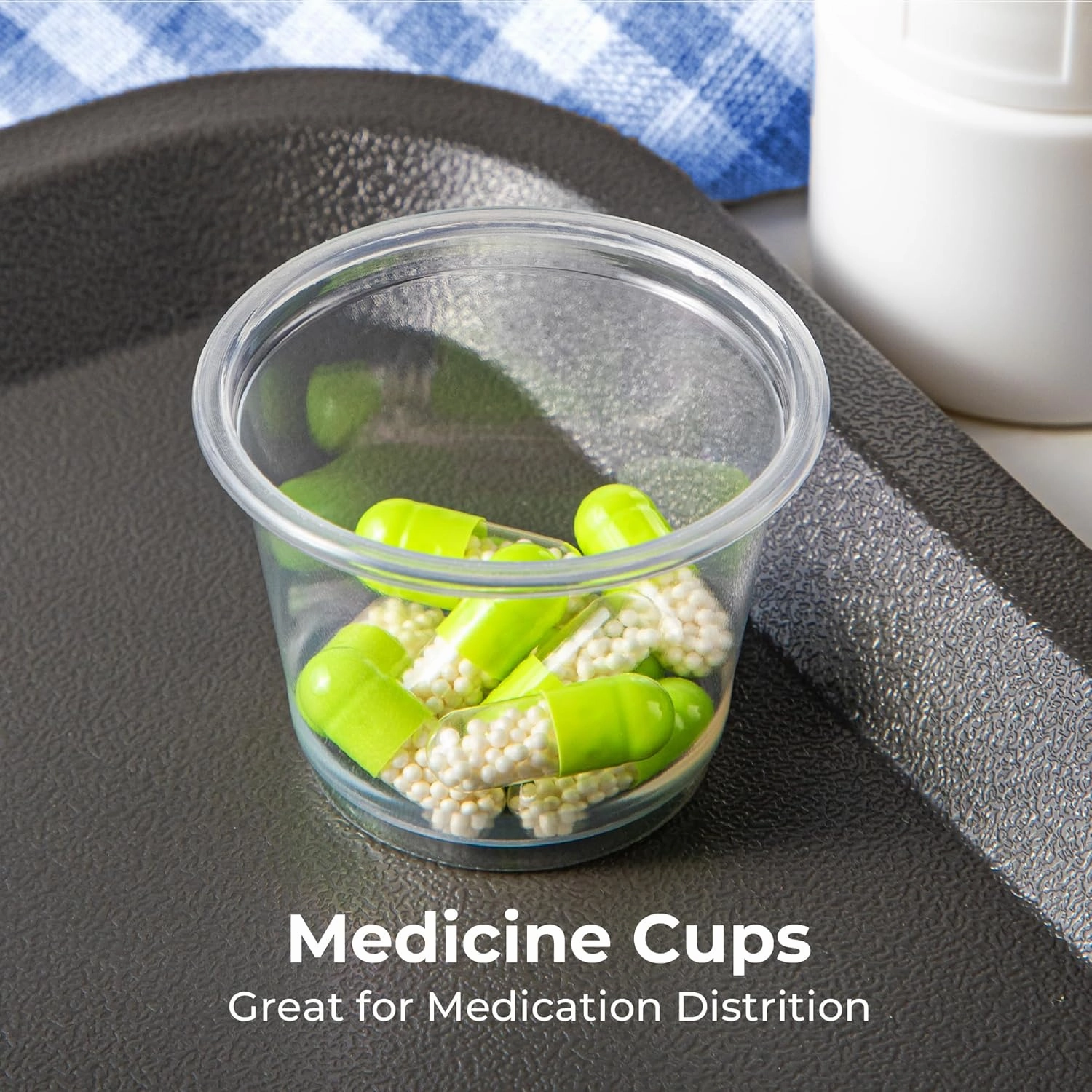 Fit Meal Prep 250 Pack 5.5 oz BPA Free Condiment Cups No Lids, Disposable Jello Shots Containers, Small Dipping Sauce Cups, Plastic Ramekins in Bulk, Stackable Souffle Cups for Sample, Portioning