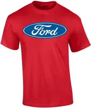 Ford Oval Logo T-Shirt Official Ford Motor Company Crest Car Enthusiast Tee Classic Retro Performance
