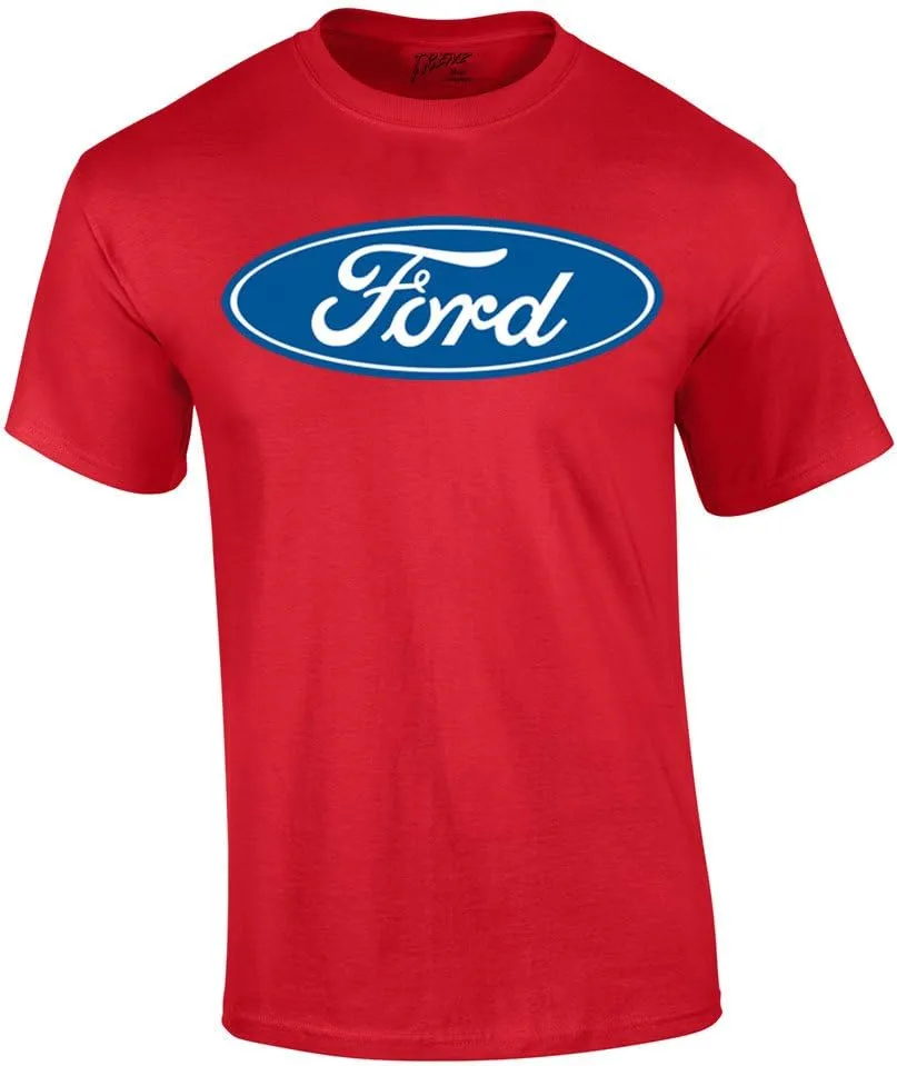 Ford Oval Logo T-Shirt Official Ford Motor Company Crest Car Enthusiast Tee Classic Retro Performance