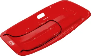 Franklin Sports Kids Toboggan Sled - Kids Saucer Sled - Arctic Trails Plastic Snow Sled for Children - Heavy Duty Sled with Handles