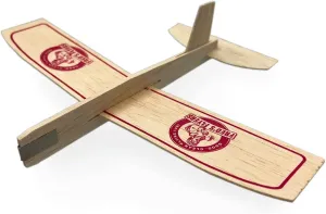 Fred's Flyers Balsa Wood Airplane Gliders – 5 Pack – Made in USA – Guaranteed to Arrive Unbroken