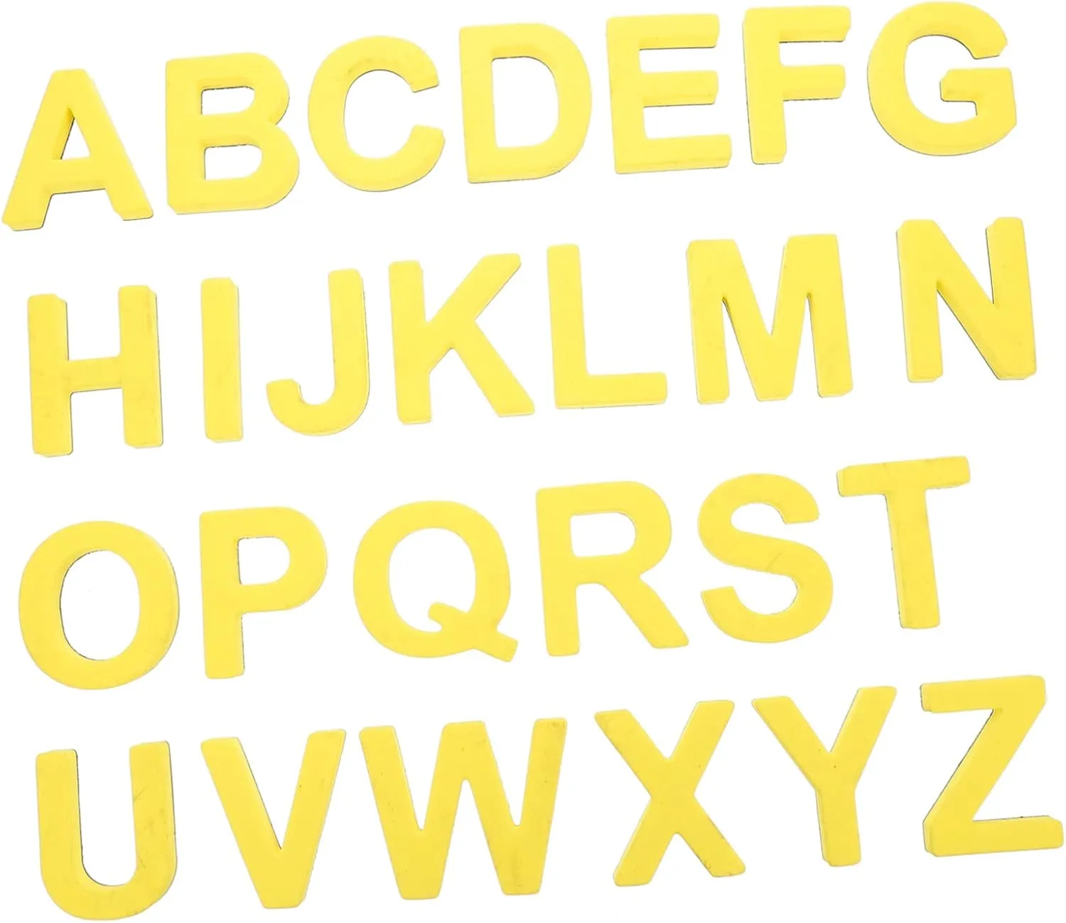 Fridge Calendar 26pcs Capital Letter Decor for and Alphabet Learning Refrigerator