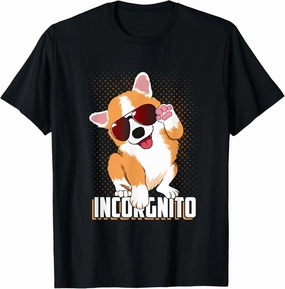 Funny Corgi Incorgnito for Dog and Pet Lovers T-Shirt