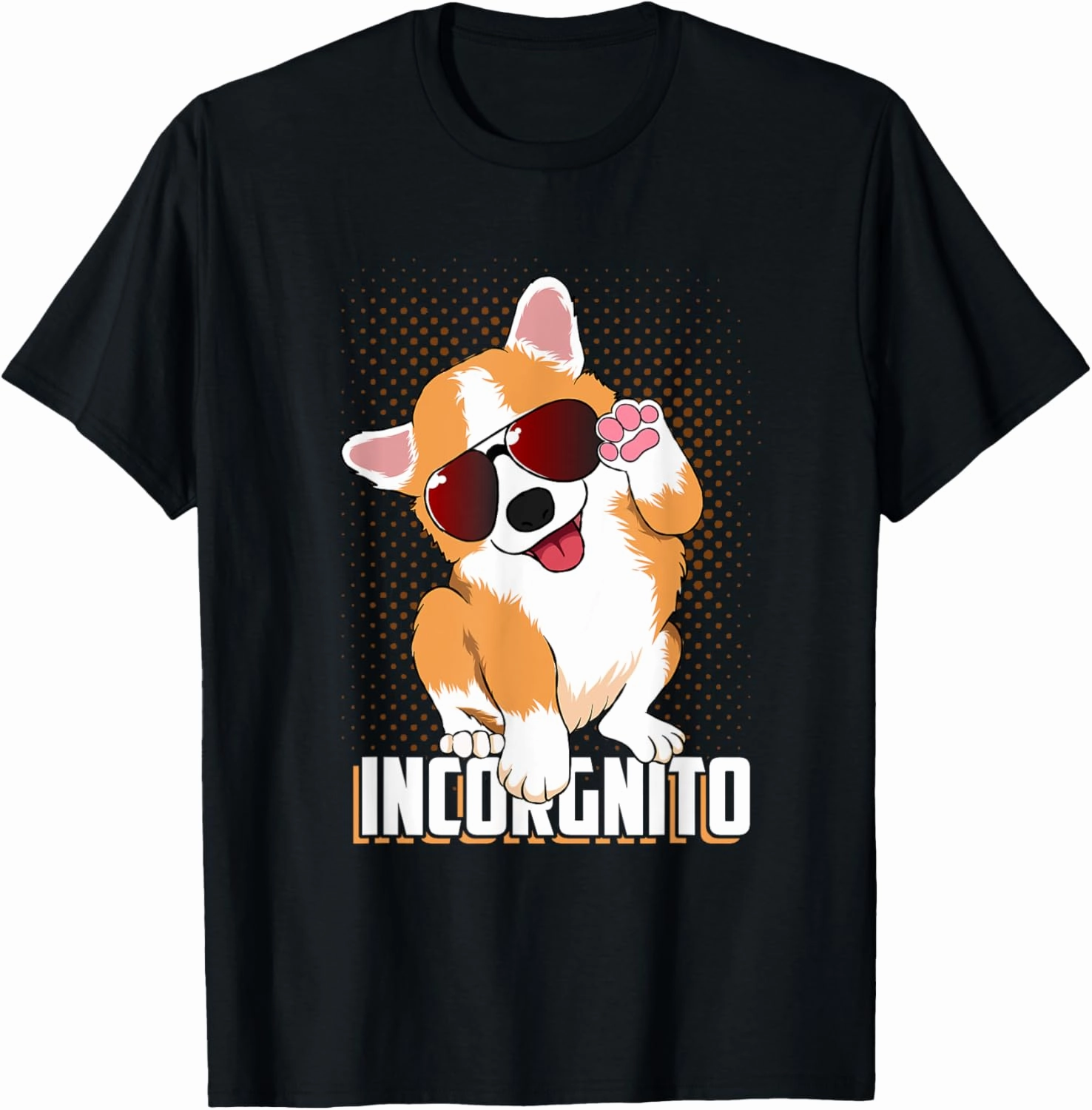 Funny Corgi Incorgnito for Dog and Pet Lovers T-Shirt