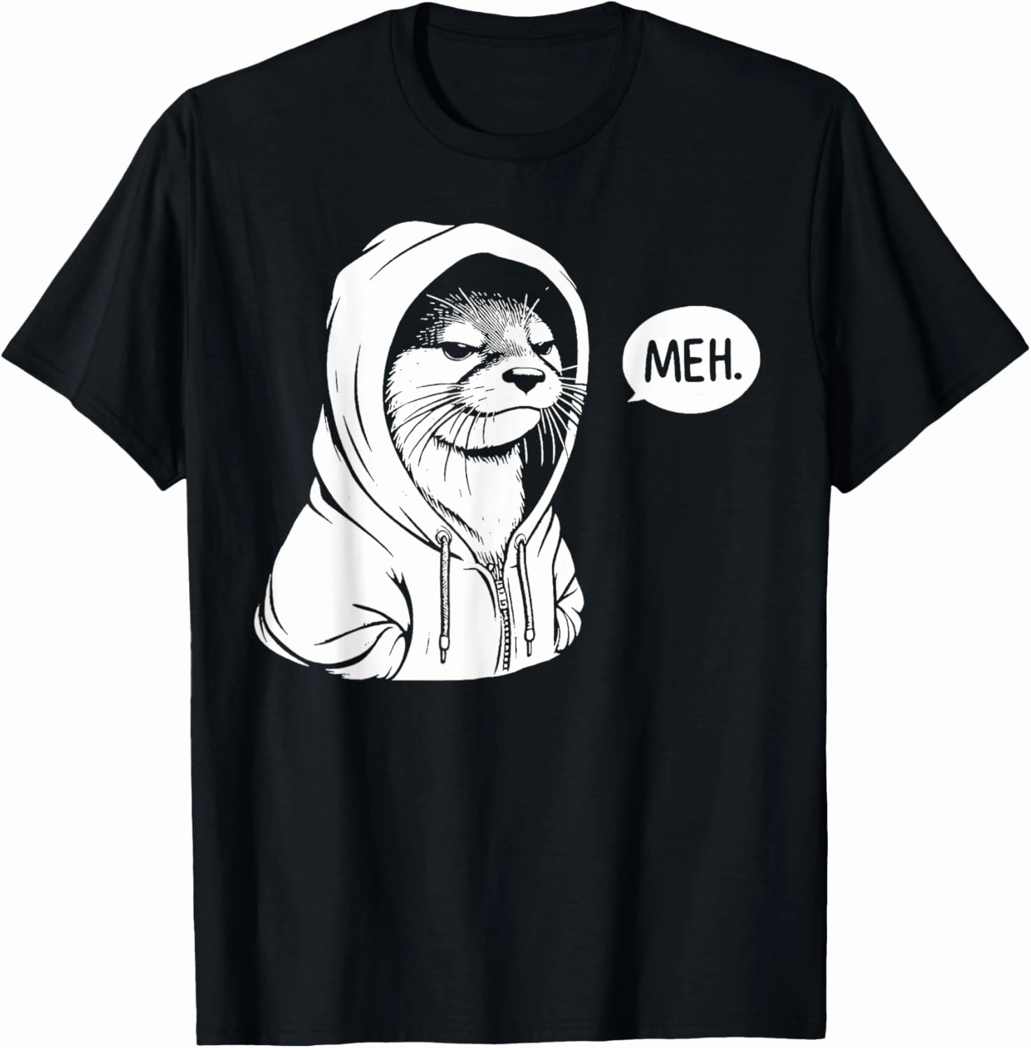 Funny Meh Otter Gifts for Otters Lovers T-Shirt