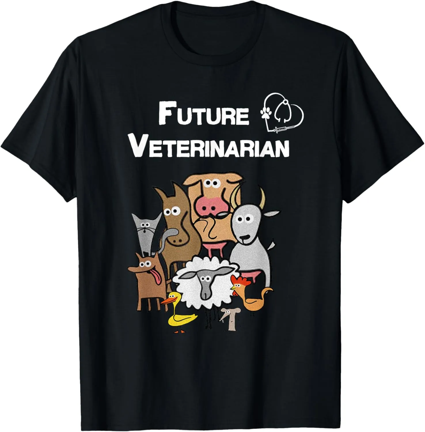 Future Veterinarian TShirt Vet Tech Student Shirt Kids Tees T-Shirt