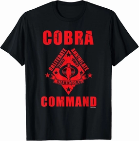 G.I. Joe Cobra Command Obliterate Annihilate Distressed Logo T-Shirt