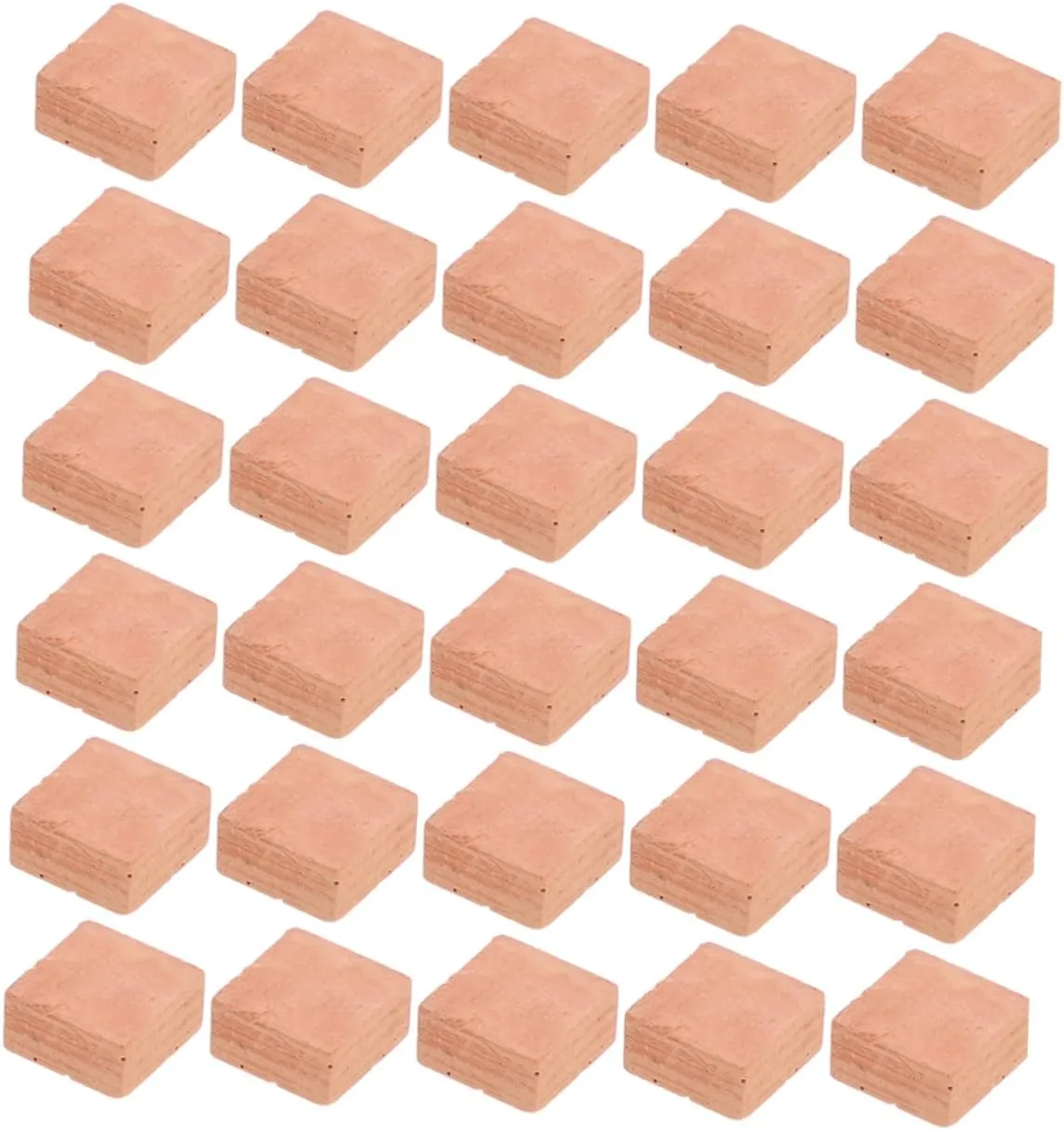 GALPADA 4sets 40pcs Miniature Brick Models DIY Building Blocks for Crafting Realistic Scenes Smooth Surface for Safe Use for Train Layouts and Architectural Displays 40pcs*4