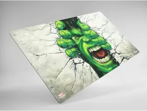 GameGenic Marvel Champions Hulk Game Mat | Slip-Resistant 24" by 14" Rubber Mat | Designed for Use with Marvel Champions The Card Game | Compatible with Other TCGs and LCGs, Various (GGS40016ML)