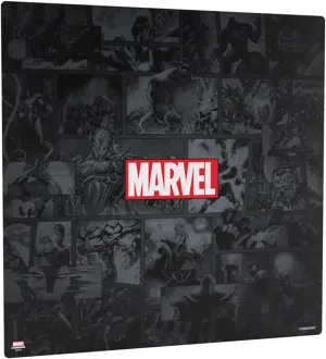 Gamegenic Play Mat – Playmat: Marvel Champions XL: Marvel Black – Smooth & Tough – Compatible with Magic The Gathering Commander Deck, Pokemon Cards, Marvel Champions – Play MTG, Pokemon, TCG