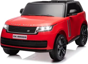 GAOMON Licensed Land Rover Kids Ride on Car 2-Seater, 24V 7Ah Battery Powered Electric Car for Kids with Parent Remote Control, Ride on Toys for Kids with Spring Suspension, Bluetooth, 3 Speeds, Horn