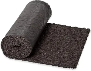 Gardener's Supply Company 100% Recycled Rubber Walkway | Natural Looking Permanent Mulch Solution | Garden Pathway, Barrier & Edging Border Mat - 8' x 2'