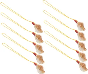 Garneck 10pcs Boys and Girls Musical Whistle Realistic Conch Shell Shape Birthday