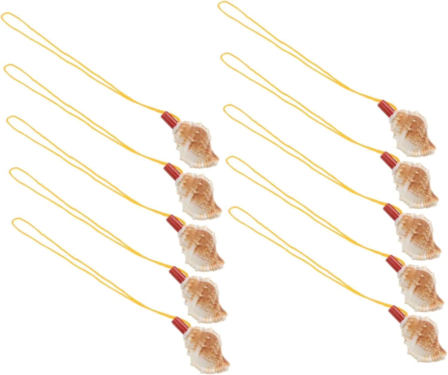 Garneck 10pcs Boys and Girls Musical Whistle Realistic Conch Shell Shape Birthday