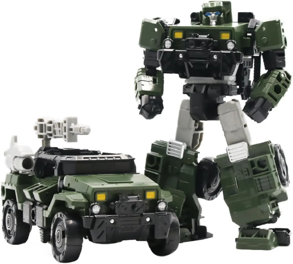 Generations War for Cybertron Siege Deluxe Class WFC-S35 Red Alert/WFC-S10 Sideswipe/WFC-S9 Hound Action Figure Deformation Alloy Car Robots, Multicolor