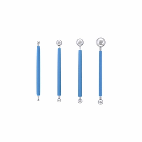 Generic Clay Modeling Metal Ball Tool Set of 4