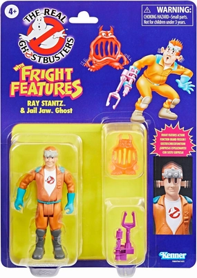 Ghostbusters Kenner Classics The Real Ray Stantz & Jail Jaw Ghost Toys, Retro Action Figure, Toys for Kids, Ages 4 