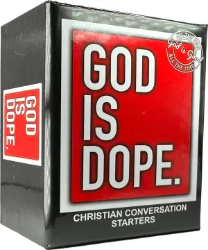 God Is Dope – Bible Trivia and Christian Conversation Starters Game for Church, Couples, and Family Gatherings, Great Christian Gift, Thought-Provoking Questions for Church Groups and Families