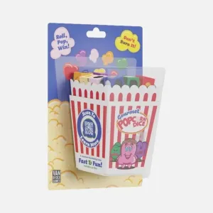 Gourmet Popcorn Dice - Interactive Board Game - 2-6 Players, 10-15 Minute Gameplay - Ideal Family Fun for Game Night - Ages 7  (English)