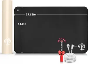 Grounding Mat for Feet 3MM Thickened Earthing Mat Grounding Pad for Improve Sleep, Pain Relief, Inflammation, Reduce Anxiety, Grounding Mats for Working