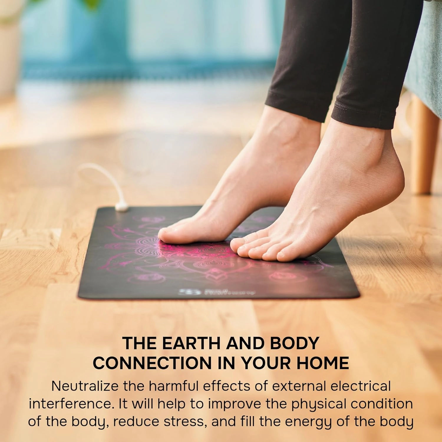 Grounding Mat 11.8"x23.6" - Colored Grounding Mat Earthing - Grounding Pad for Feet - Grounding Mouse Pad - Earthing Mat