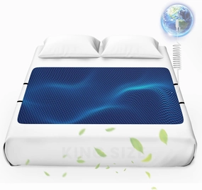 Grounding Mat for Bed - Sleeping Mat for Restful Sleep, Supports Grounding, Eco-Friendly PU Material (King)