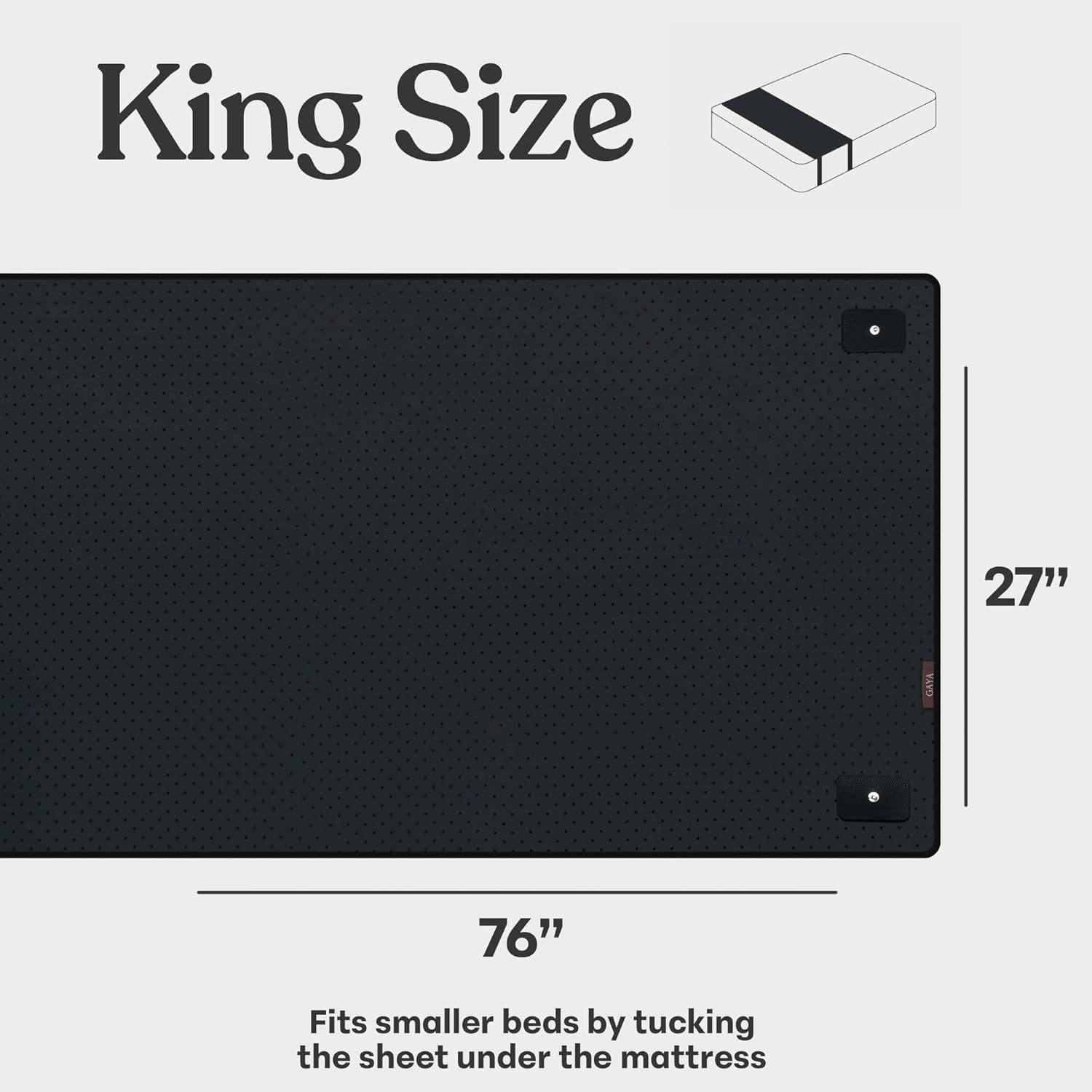 Grounding Mat for Bed King, Queen, Full Size, for Sleeping Improvement, Muscle Relaxation, Earthing Pad for Feet, Mats for Desk, Earth, Pads for Bedding, Wellness Gift