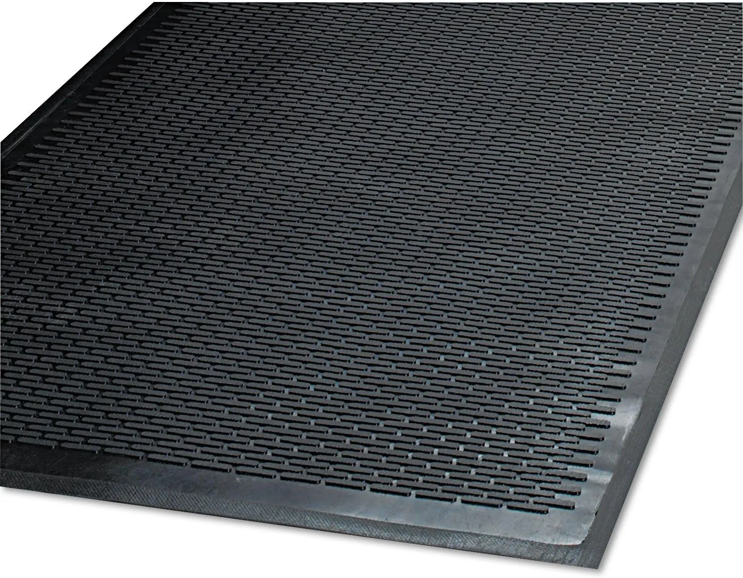 Guardian 14040600 Clean Step Outdoor Rubber Scraper Mat, Polypropylene, 48 x 72, Black