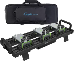 GUITTO Guitar Pedal Board - Clip-Mount Guitar Effect Pedal board Aluminum Alloy with Carry Bag No Residue GPB-01 Small