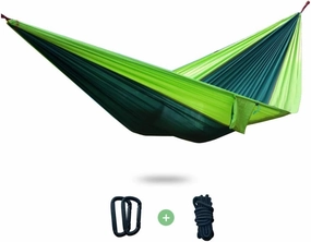 Hammock Camping Hammock - Lightweight Double Hammock, Portable Hammocks for Indoor, Outdoor, Hiking, Camping, Backpacking, Travel, Backyard, Beach Swing