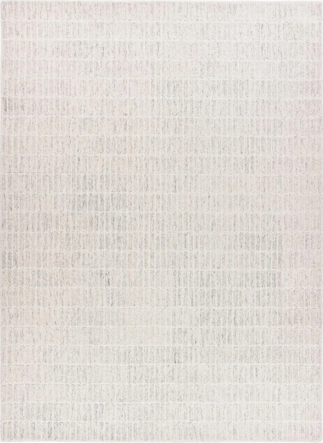 Handmade Capitola Space Dyeing Imported Premium Wool Area Rug - Unique Modern Design Carpet for Living Room, Bedroom, and Dining Room (Grey, 9' x 12')