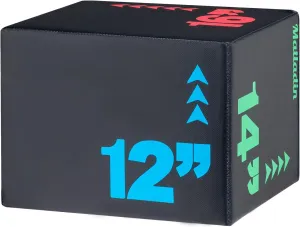Heavy Foam Plyometric Jump Box, 3 in 1 Soft Plyo Jumping Trainers Box for Box-Squat,Jumping, Plyometric Training, Workout Exercise