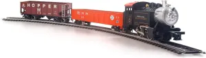 HO Scale 1:87 Electric Train Sets, Black Locomotive Trainset with Remote Control Track Power Pack and Speed Controller Ages 14 