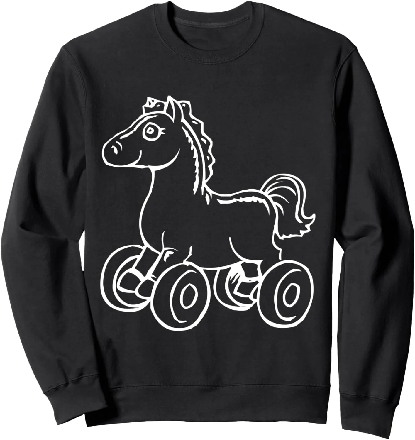 Horse Wheel Toy Daycare Uniform Sweatshirt