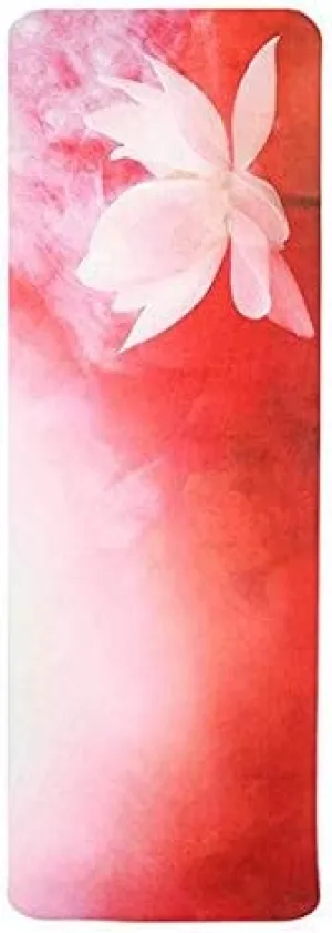 Hot bikram yoga mat for hot yoga - yoga mats with beautiful designs - eco rubber yoga mat non slip, thin, eco-friendly and long hot yoga mat - perfect sweat proof yoga mat for professional yogis
